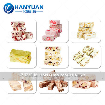 Nougat Candy Bar Production Line 400kg/H Nutrition Bar Manufacturing Equipment