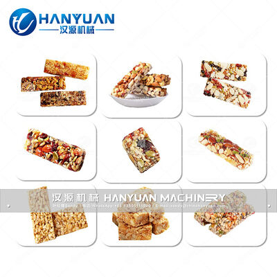 Stainless Steel Snack Bar Production Line 300kg/H-400kg/H Energy Bar Production Line
