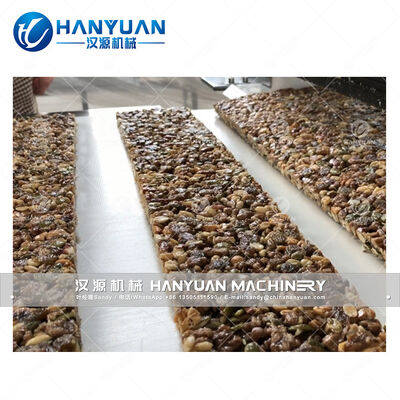 Stainless Steel Snack Bar Production Line 300kg/H-400kg/H Energy Bar Production Line