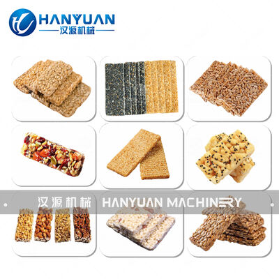 60kW Peanut Candy Making Machine 500kg/H Peanut Bar Production Line
