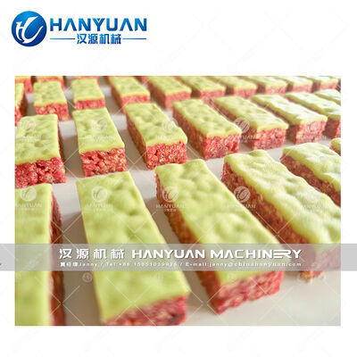 Ultrasonic Granola Bar Cutter 250kg/h-300kg/h Protein Bar Production Line