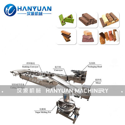 500kg/H Protein Bar Making Machine Energy Bar Manufacturing Machine