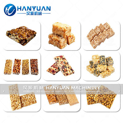 400kg/H Peanut Bar Production Line 26kW Peanut Bar Making Machine Customization