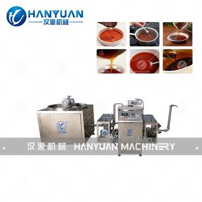 Machine de mélange de sucre de 300L 40kW Équipement de cuisson du sucre en acier inoxydable