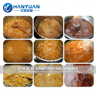 300L Sugar Mixing Machine 40kW Sugar Cooking Equipment Stainless Steel