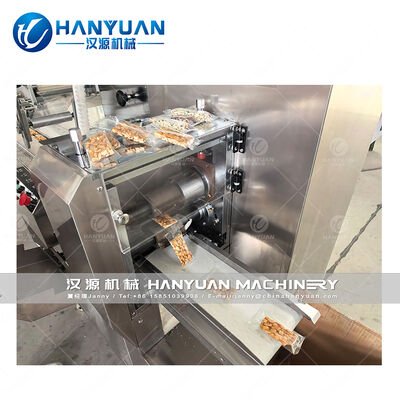 Automated Granola Bar Packaging Machine 250pcs/Min Candy Bar Wrapping Machine
