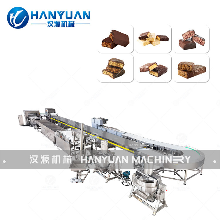 Automatic Protein Bar Production Line 300kg/H Protein Bar Making Machine