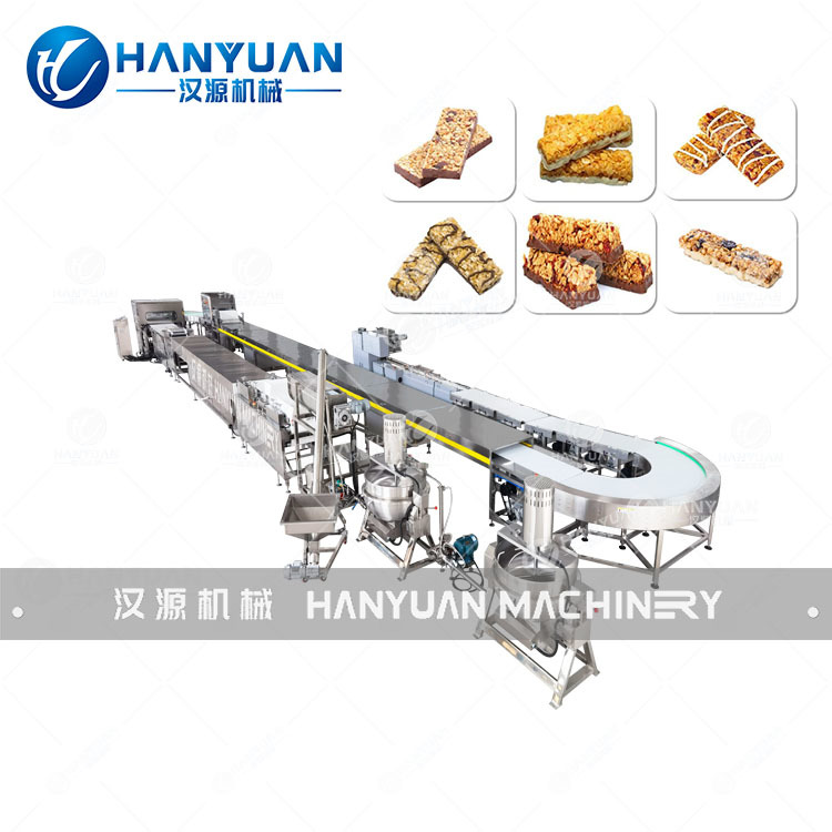 Granola Bar Making Machine 300kg/H-400kg/H Energy Bar Production Line