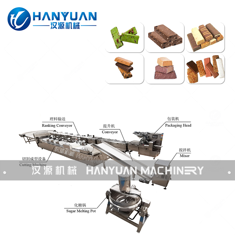 500kg/H Protein Bar Making Machine Energy Bar Manufacturing Machine
