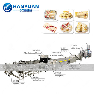 Good price 100kW Strawberry Cake Production Line 300-500kg/H Candy Bar Making Machine online