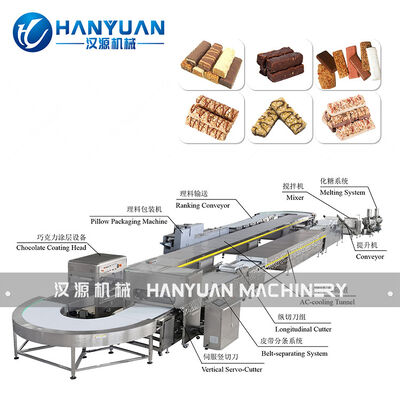 Good price Fitness Protein Bar Equipment 500kg/H Healthy Nutrition Bar Manufacturing Equipment online