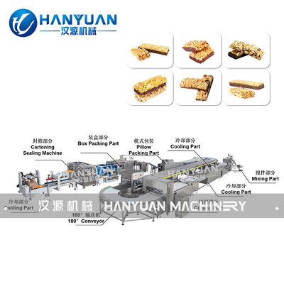 İyi fiyat Yüksek Kapasiteli Protein Bar Kesme Makinesi Endüstriyel Enerji Barı Üretim Makinesi çevrimiçi