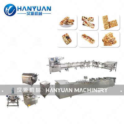 Bon prix 26kW ligne de production Chikki 400kg/h Capacité machine de fabrication de bonbons au sésame et aux cacahuètes en ligne