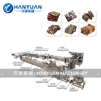 ราคาดี สายการผลิตเค้กงาอ่อน 100kW เครื่องทำบาร์ธัญพืช 380V/50Hz ออนไลน์