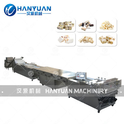 Harga bagus Jalur Produksi Nougat Bar PLC 300kg/H Peralatan Manufaktur Protein Bar 10-30kW on line