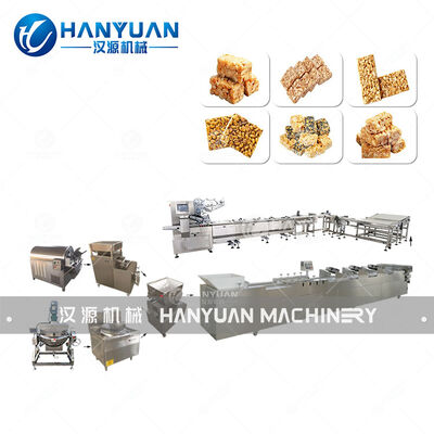 Buen precio Máquina para hacer crujiente de cacahuate 300kg/H-400kg/H Línea de producción de Chikki en línea